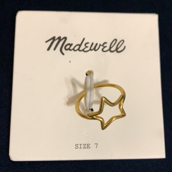 🆕 🌟 Madewell Night Star Ring Size 7 NWT New! - Picture 5 of 6